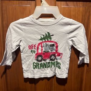 Jumping Beans | “Off to Grandma’s” Toddler Boys Long Sleeve Puppy Tee